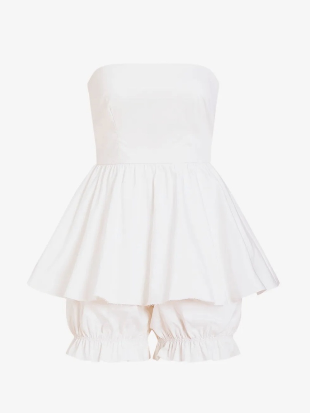 Contessa Mills Lulu peplum-hem romper